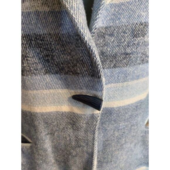 DPNY Jacket Coat Women's Sz M Blue Gray Southwestern Cowgirl Toggle Button Pocke - Picture 3 of 11